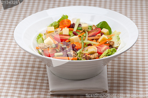 Image of Fresh colorful healthy salad