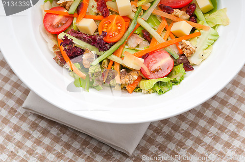 Image of Fresh colorful healthy salad