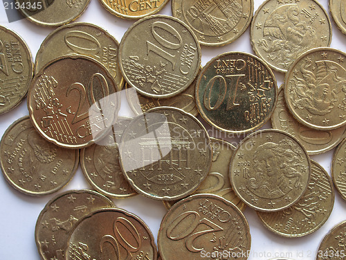 Image of Euro coins