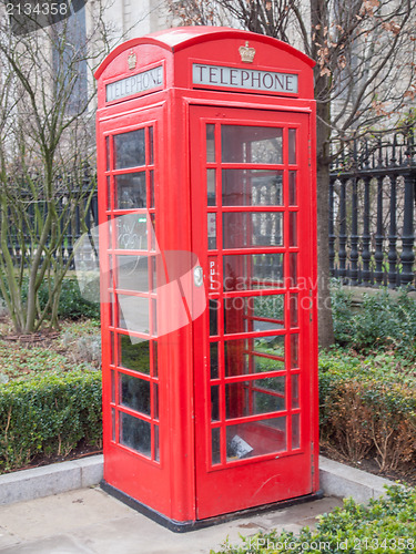 Image of London telephone box