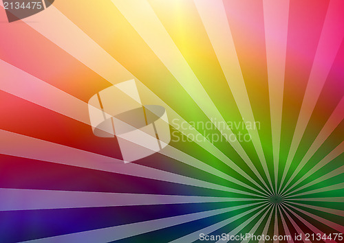 Image of Rainbow business card 