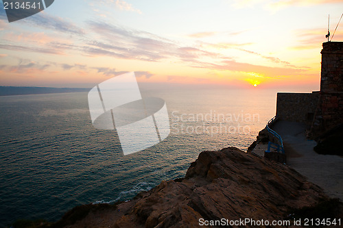 Image of Nazare sunset