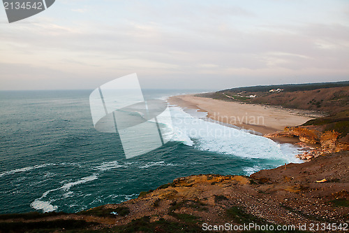 Image of Nazare surf beach