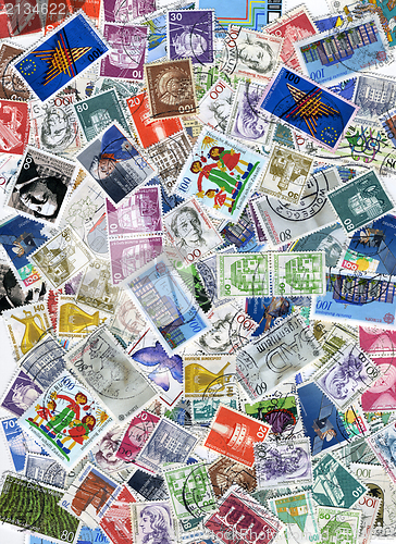Image of postage stamps