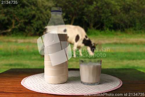 Image of Milk on a Table