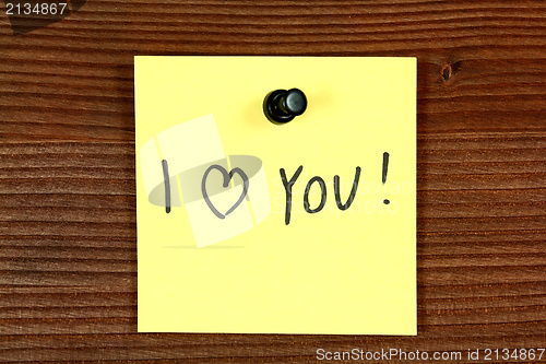 Image of I love you