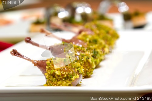 Image of Pistachio Crusted Quail Ballotine