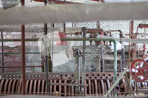 Image of the abandon factory on production of cement