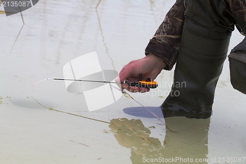 Image of spring fishing on collapsing ice