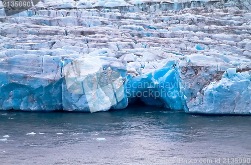 Image of Blue grotto in a glacier
