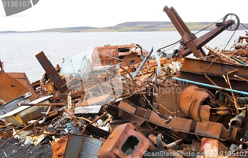 Image of ocean coast dump