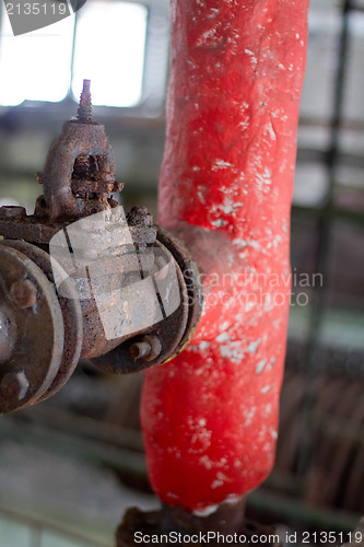 Image of the abandon factory on production of cement