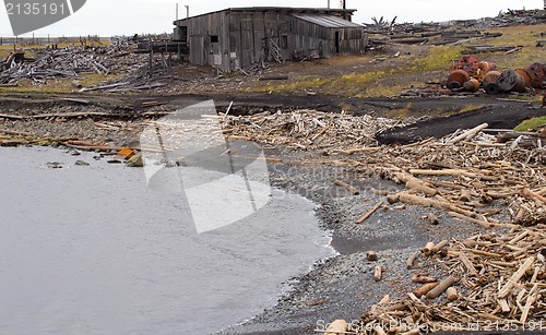 Image of ocean coast dump