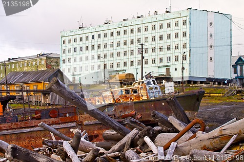 Image of ocean coast dump