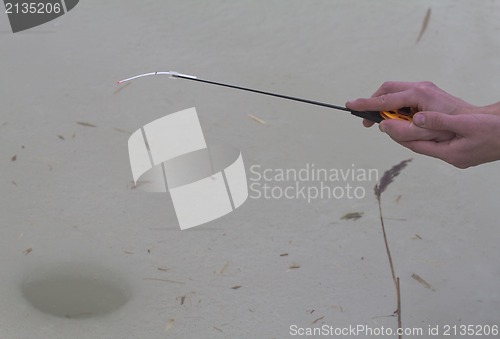 Image of spring fishing on collapsing ice