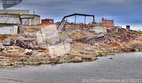 Image of ocean coast dump