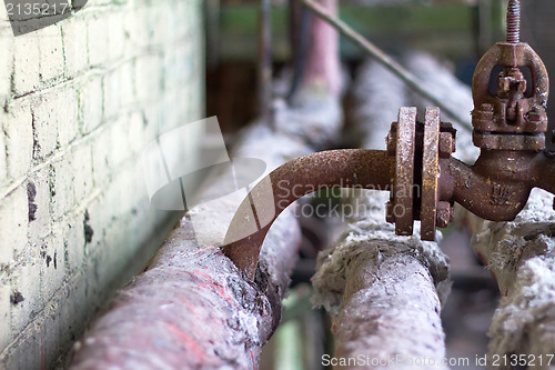 Image of the abandon factory on production of cement