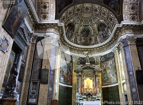 Image of Ornate church in Rome (Italy)