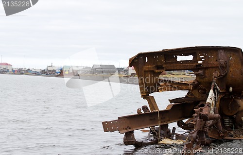 Image of remains of the ancient car