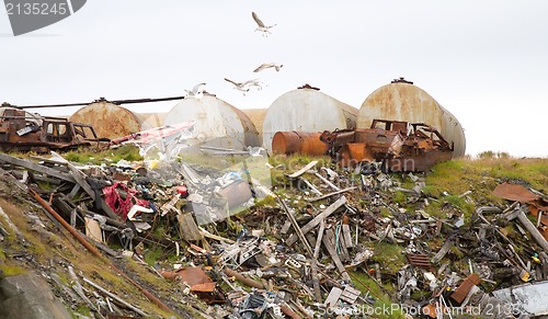 Image of ocean coast dump