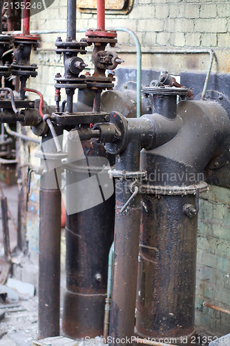 Image of the abandon factory on production of cement