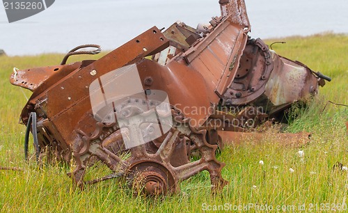 Image of remains of the ancient car