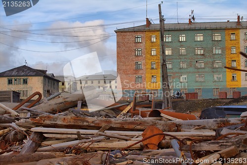Image of ocean coast dump
