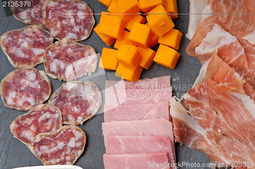 Image of assorted cold cut platter