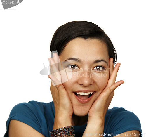 Image of Surprised woman