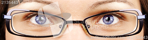 Image of Eyes and glasses 
