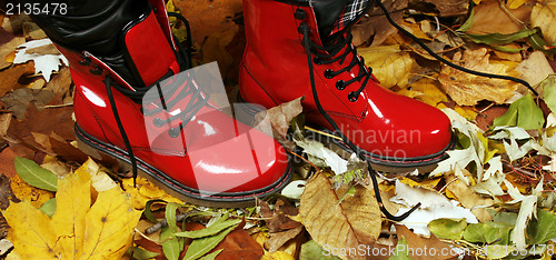 Image of Red boots 
