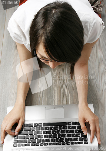 Image of Woman with laptop