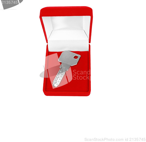 Image of Key in a gift box 