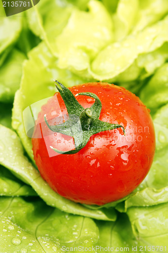 Image of Tomatoe and lettuce