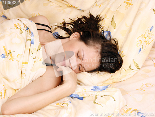 Image of Woman sleeping 