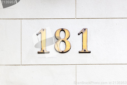 Image of number 181