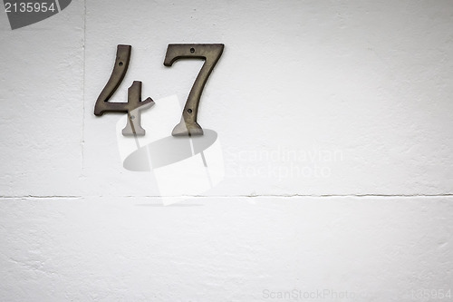Image of number 47