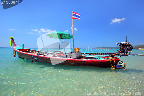 Image of Long tail boat in Thailand 