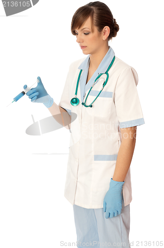 Image of doctor with syringe