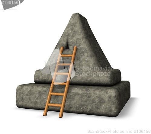 Image of stone letter a