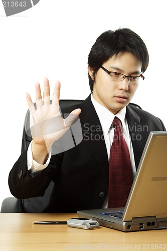 Image of Busy businessman