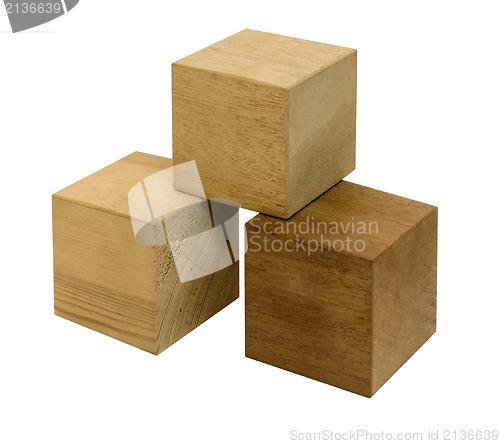 Image of wooden cubes