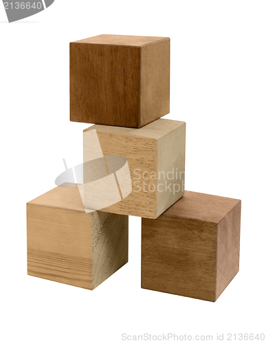 Image of wooden cubes