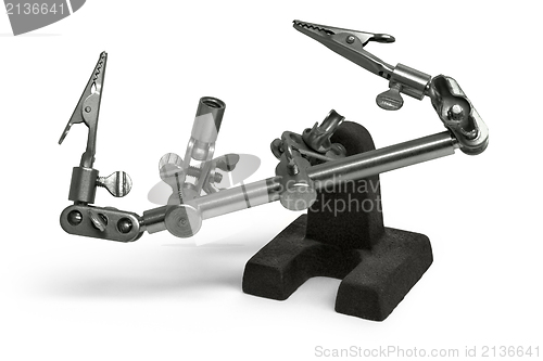 Image of metallic holder