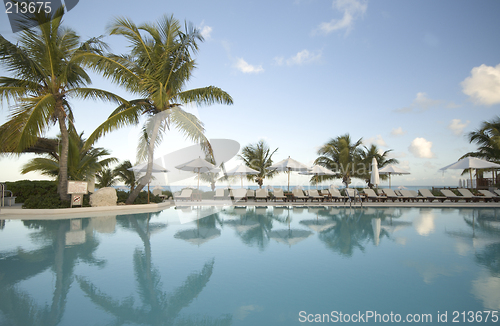 Image of swimming pool by the ocean