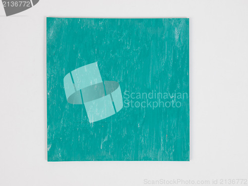 Image of Green rubber linoleum sample