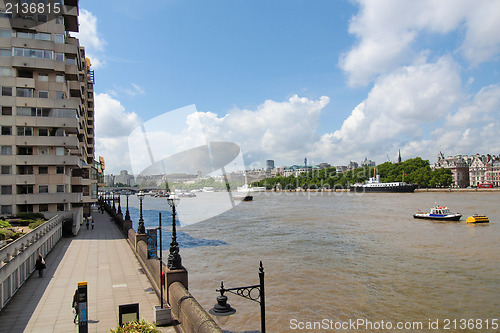 Image of River Thames South Bank, London