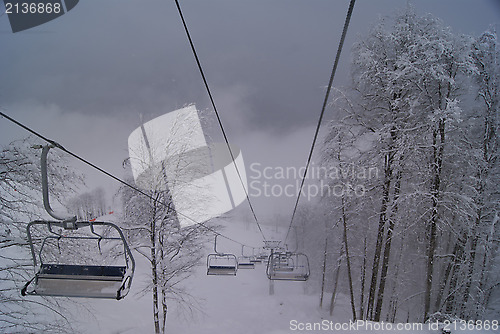 Image of Ropeway in the mountains