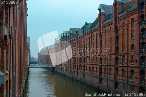 Image of Speicherstadt in Hamburg, Germany