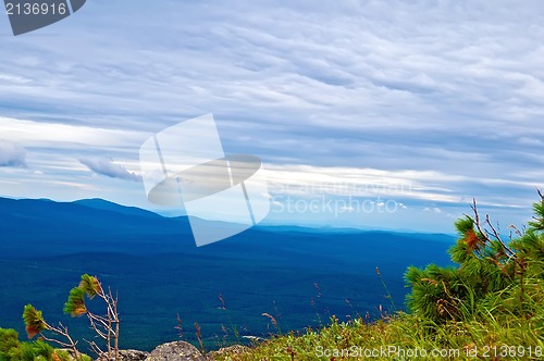 Image of Chain of mountain peaks of the Northern Urals